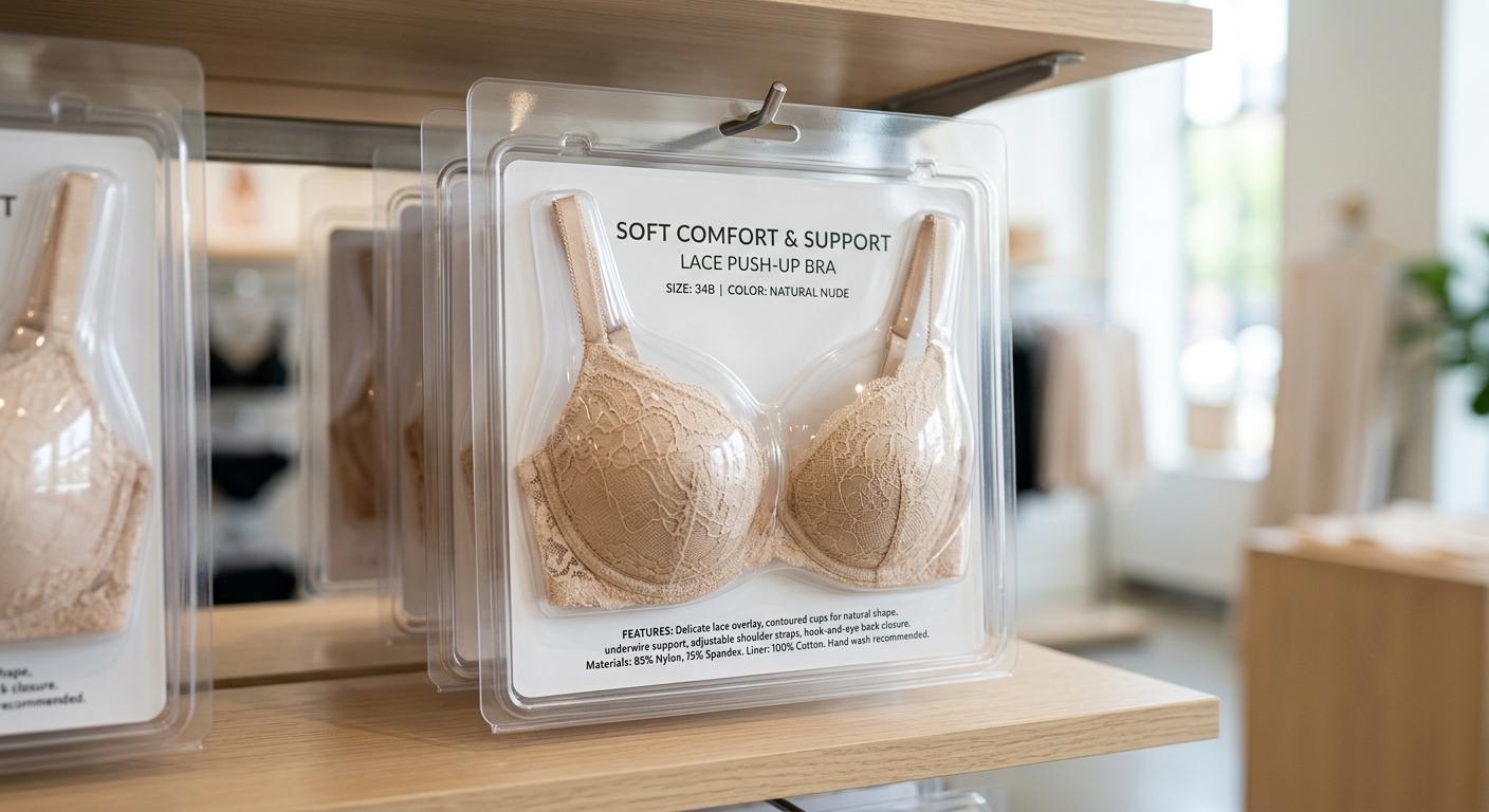 Women's bra packaging