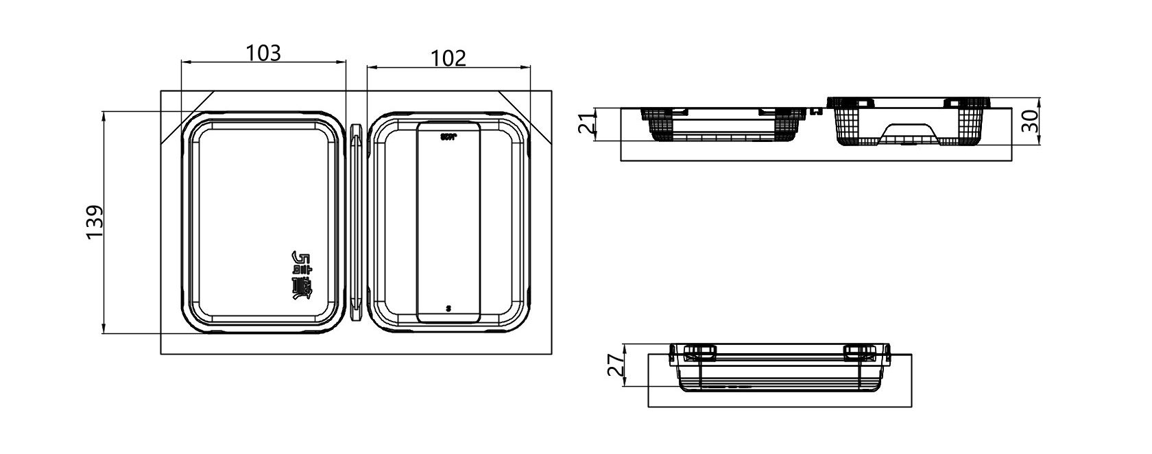 Custom cavity structure for Desserts Packaging