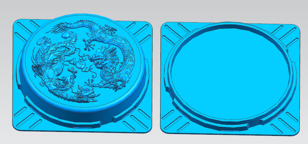 Embossed Pattern Tray