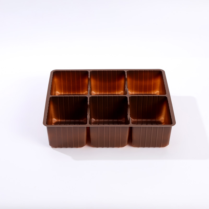 Brown Square Tray