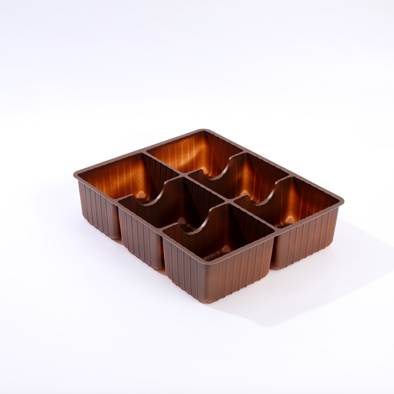 Brown Square Tray
