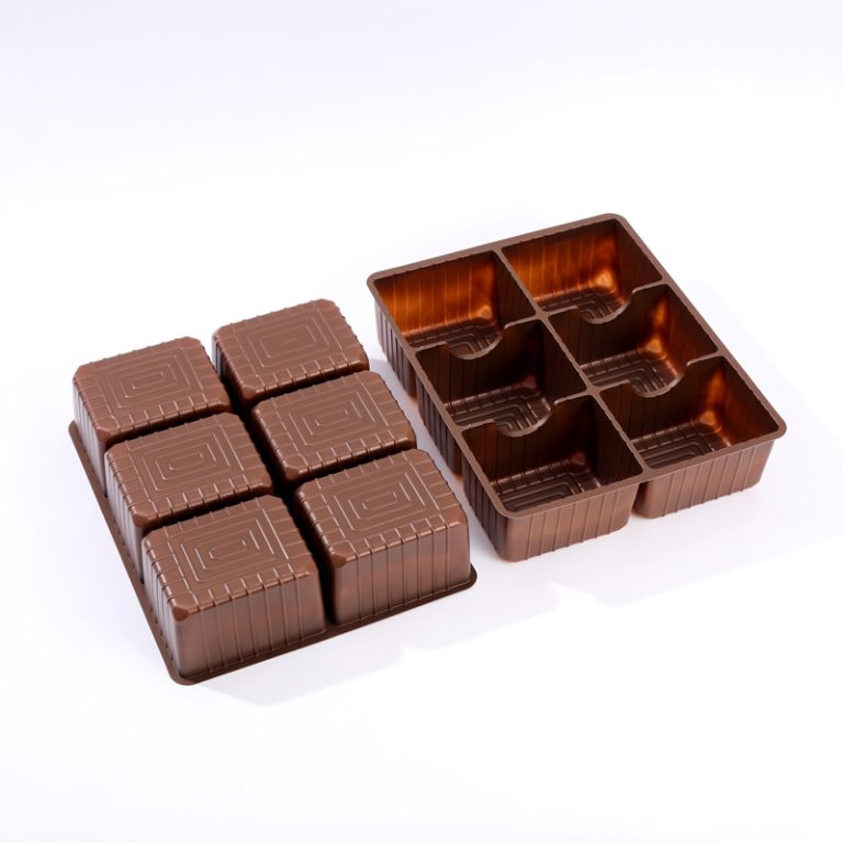 Brown Square Tray