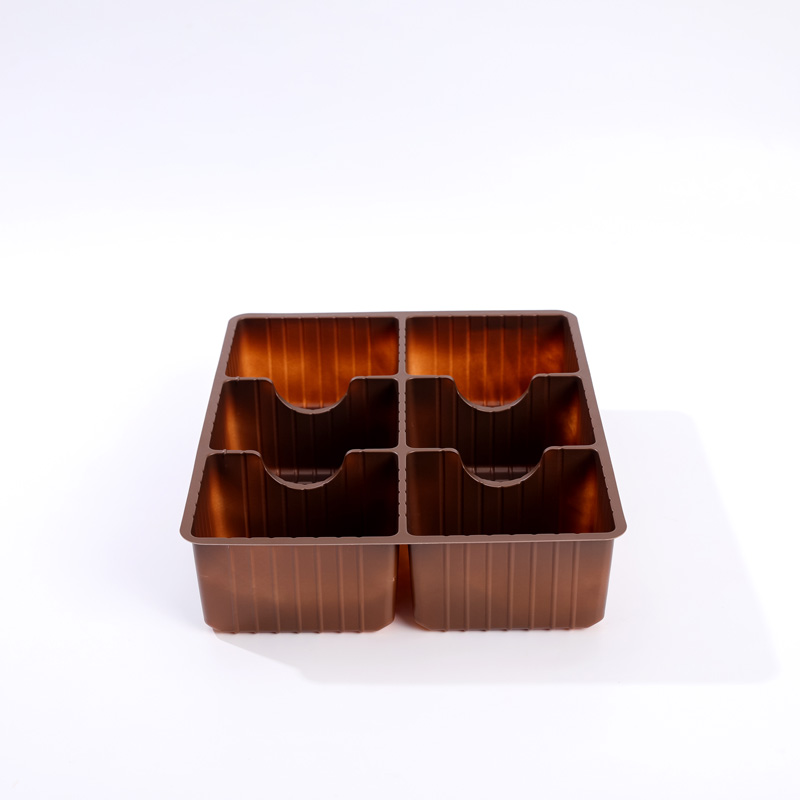 Brown Square Tray