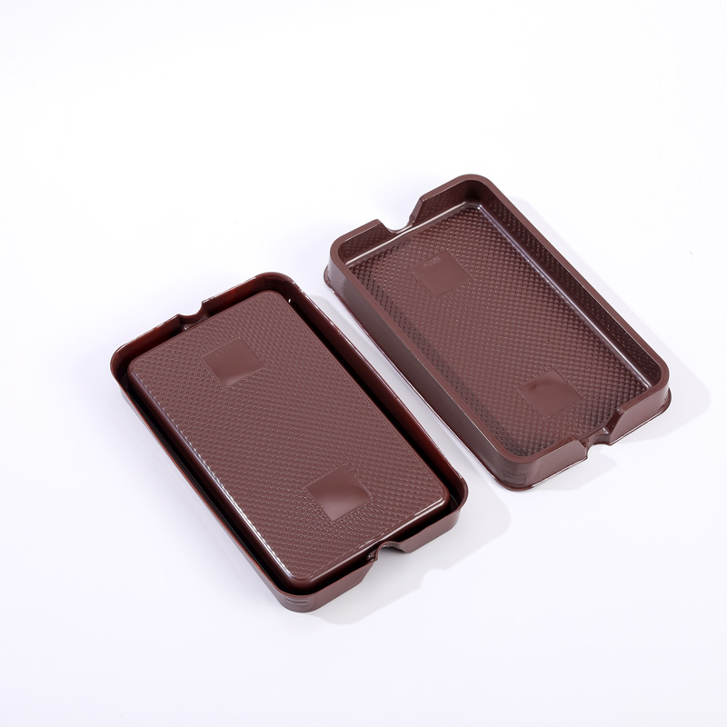 Brown shallow tray