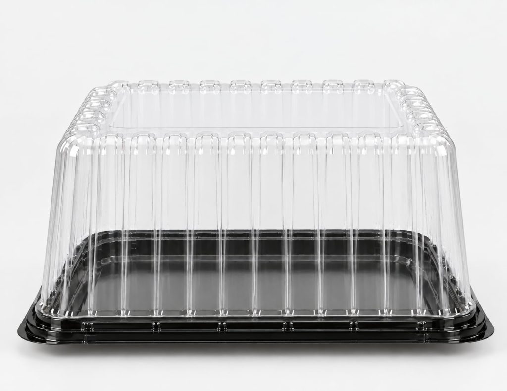 Square cake container