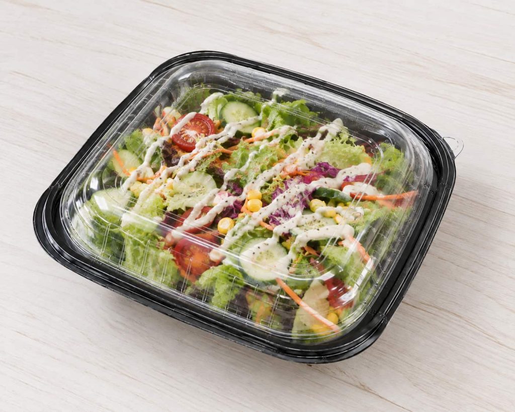 Caja para llevar ensaladas