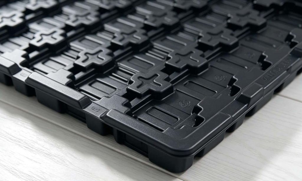 Black Electronic Tray